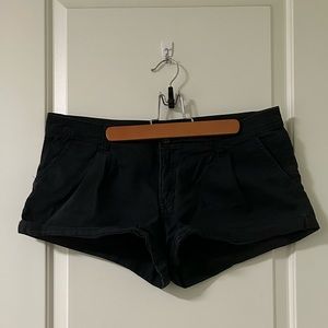 Abercrombie & Fitch Black Shorts (size 8)